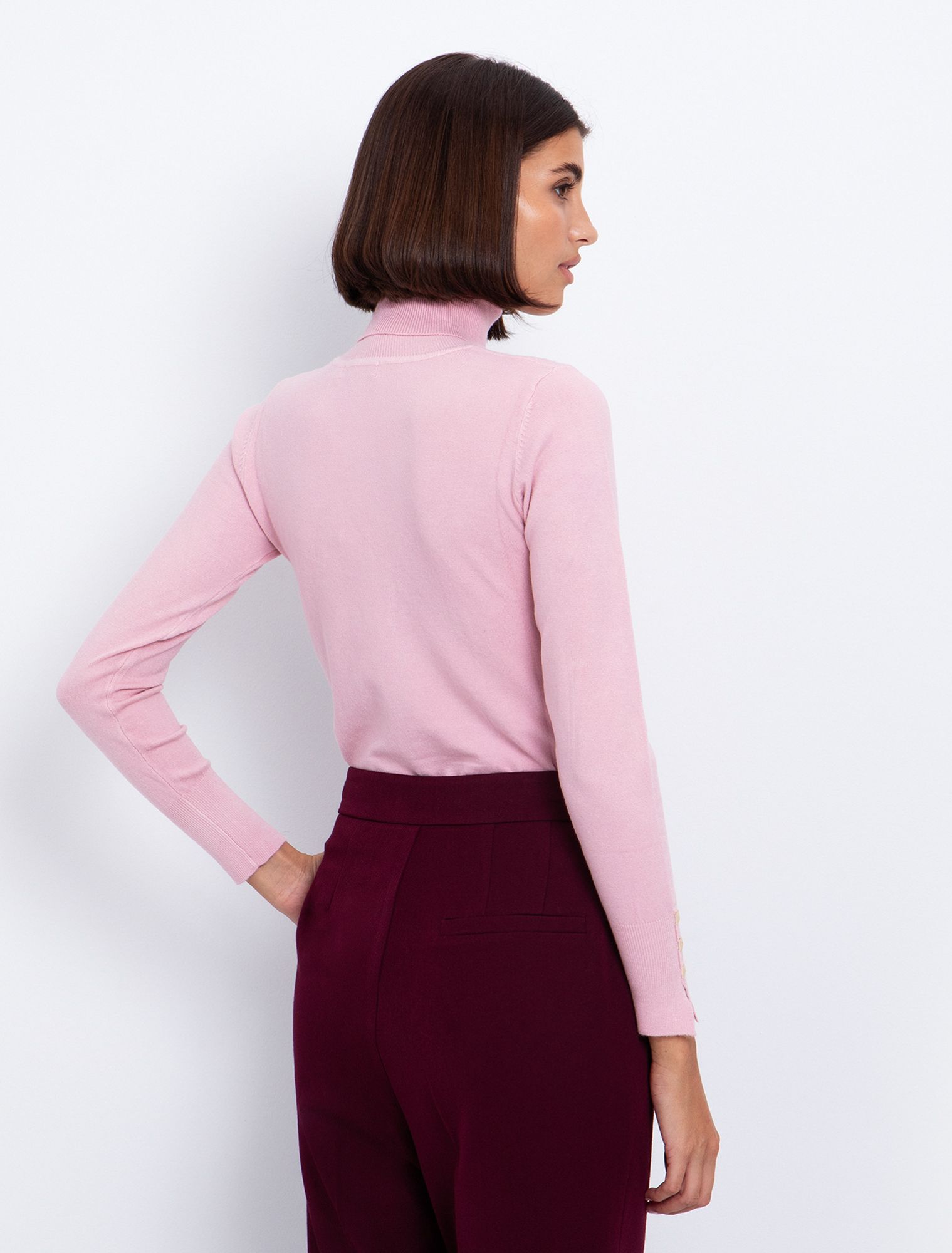 Toi&Moi Basic πλεκτό ζιβάγκο 70-4819-225-Pink/Ρόζ Toi&Moi Basic πλεκτό ζιβάγκο 70-4819-225-Pink/Ρόζ