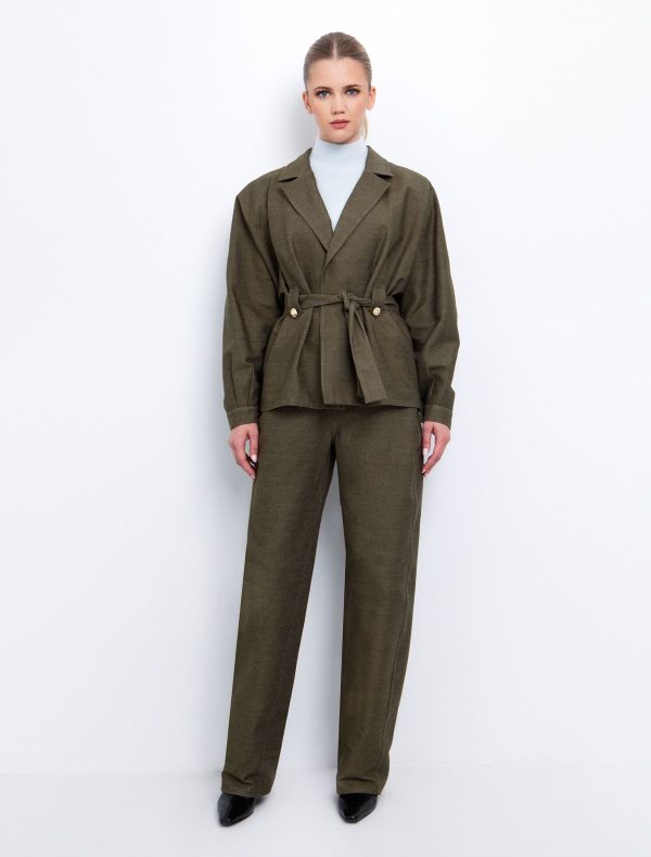 Toi&Moi Τζάκετ military 60-1711-225-Khaki/Xακί