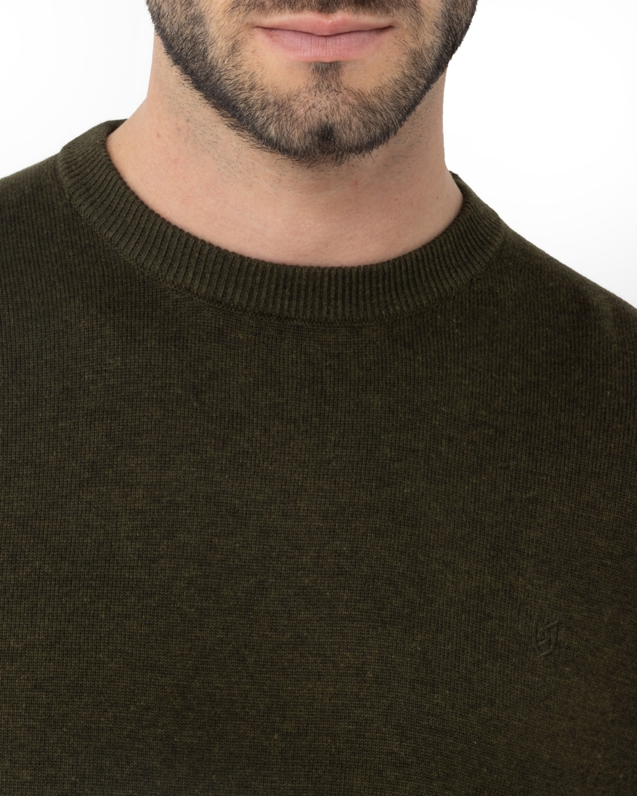 The Bostonians ΠΛΕΚΤΟ ΛΑΙΜΟΚΟΨΗ REGULAR FIT-3MR1063-B375-OLIVE-ΛΑΔΙ The Bostonians ΠΛΕΚΤΟ ΛΑΙΜΟΚΟΨΗ REGULAR FIT-3MR1063-B375-OLIVE-ΛΑΔΙ