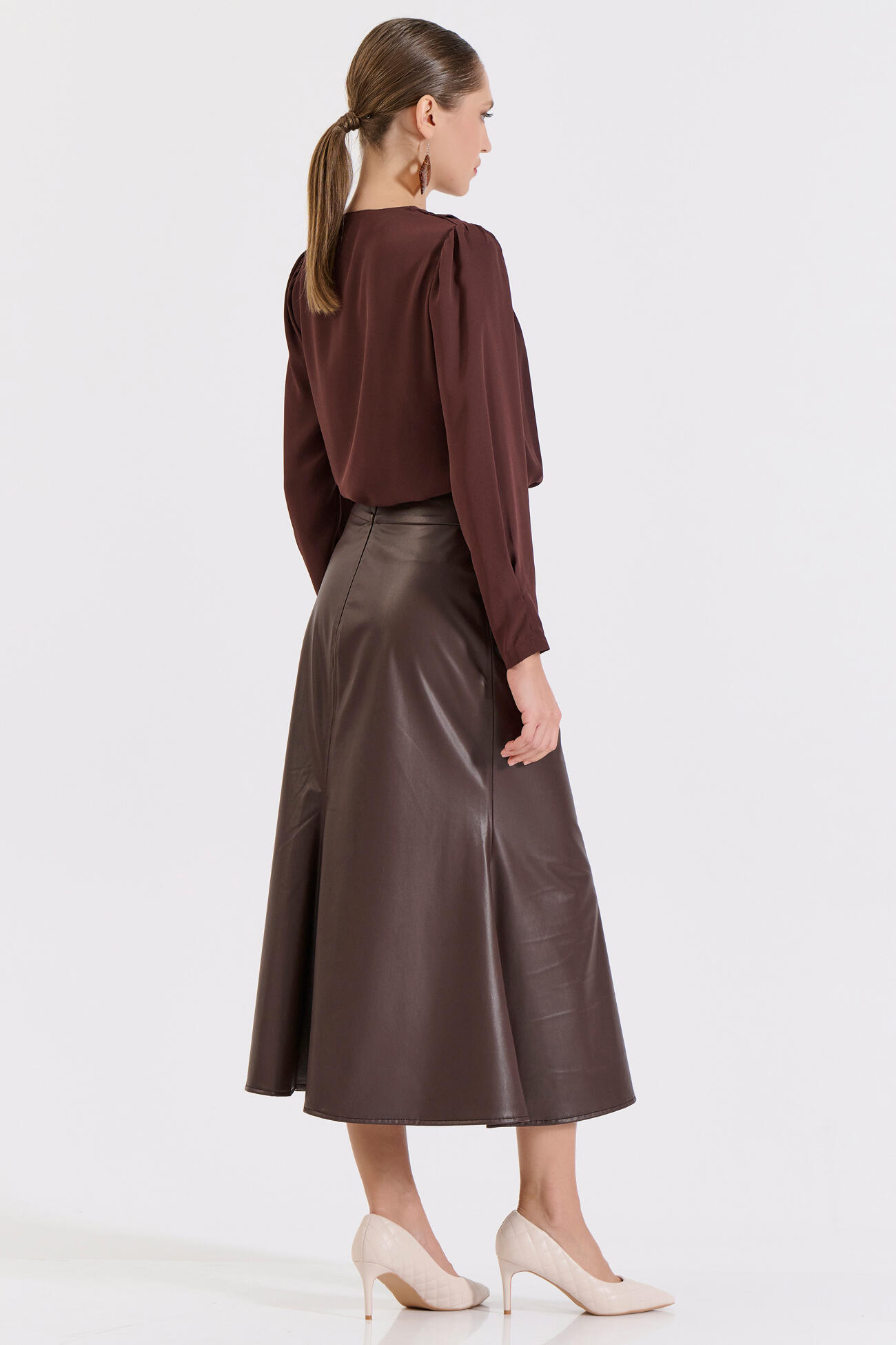 Bill Cost Κλος φούστα δερματίνη 10-010199-0-Brown/Καφέ Bill Cost Κλος φούστα δερματίνη 10-010199-0-Brown/Καφέ