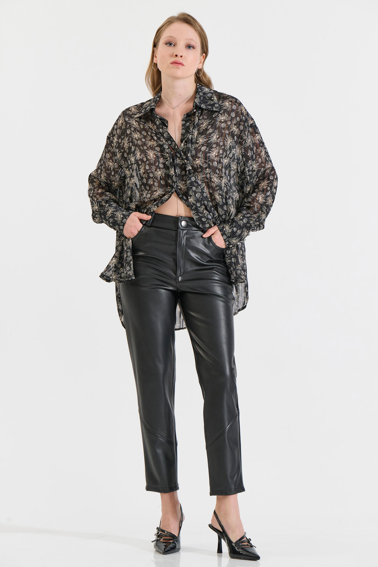 Bill Cost Παντελόνι Πεντάτσεπο από Δερματίνη-10-010202-0-Brown/Καφέ Bill Cost Παντελόνι Πεντάτσεπο από Δερματίνη-10-010202-0-Brown/Καφέ