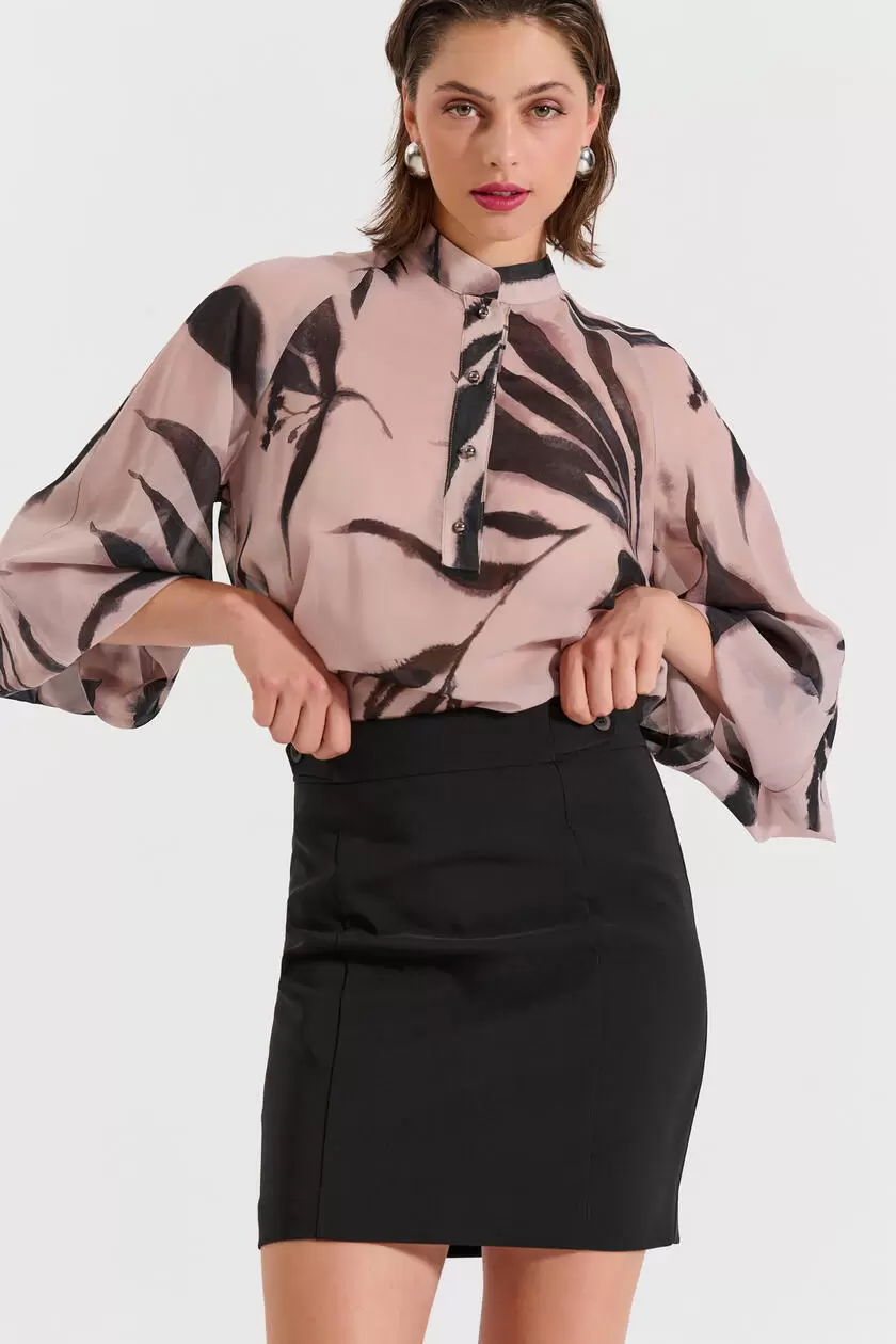 Bill Cost Μίνι φούστα σε ίσια γραμμή-10-031042-0-Black/Μαύρο Bill Cost Μίνι φούστα σε ίσια γραμμή-10-031042-0-Black/Μαύρο