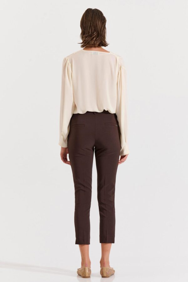 Bill Cost Παντελόνι σε ίσια γραμμή-10-031040-0-Brown/Καφέ