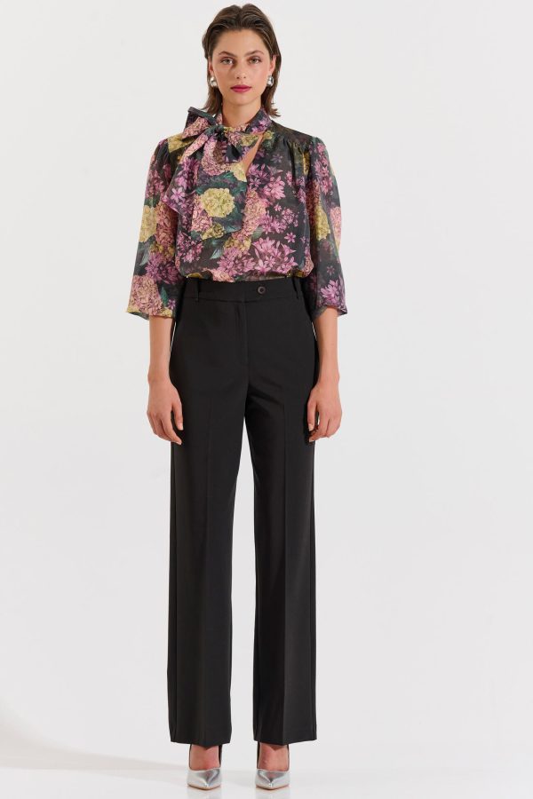 Bill Cost Παντελόνα με Παγιέτες-10-370090-0-Black/Μαύρο