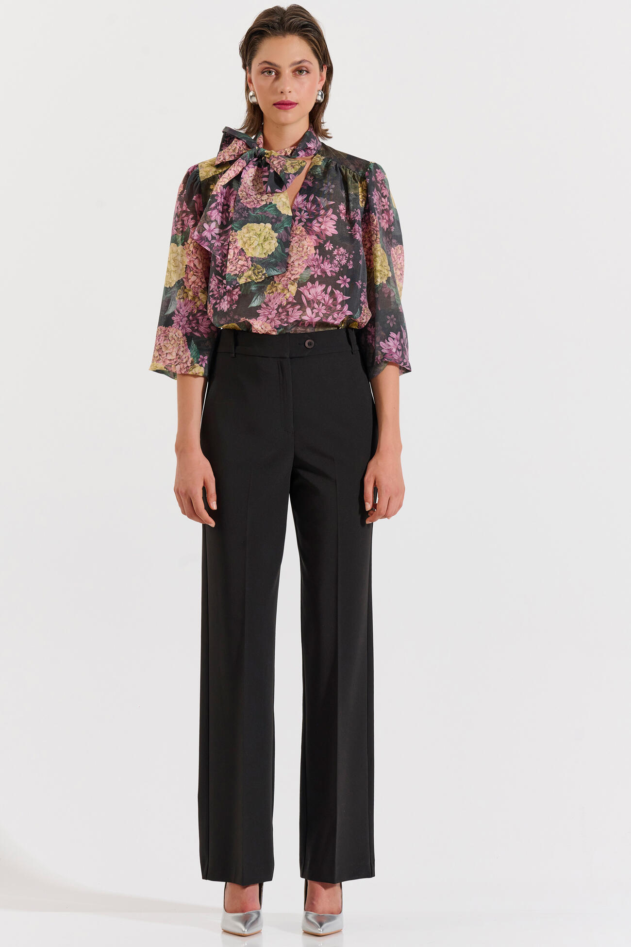 Bill Cost Παντελόνα με Παγιέτες-10-370090-0-Black/Μαύρο Bill Cost Παντελόνα με Παγιέτες-10-370090-0-Black/Μαύρο