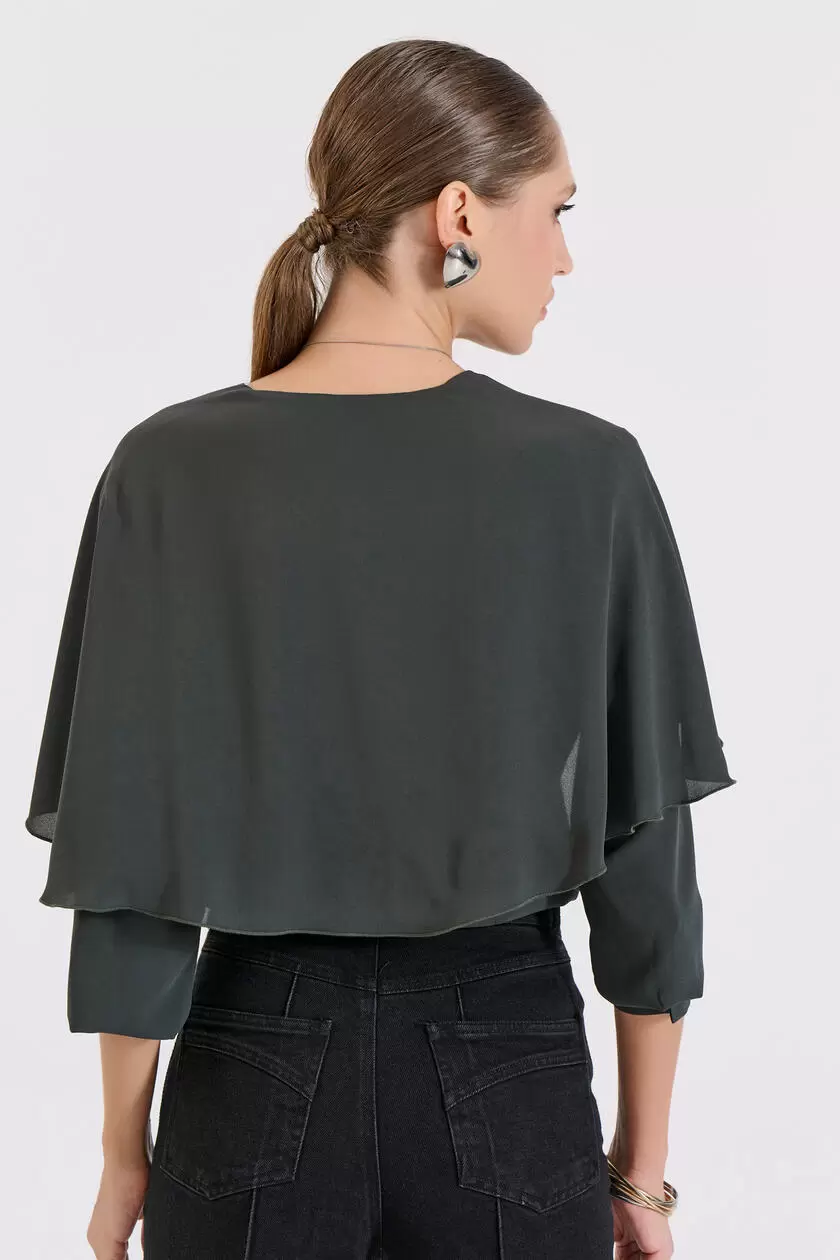 Bill Cost Πουκάμισο με μεγάλο γιακά και κουμπιά 10-031046-0-Olive/Λαδί Bill Cost Πουκάμισο με μεγάλο γιακά και κουμπιά 10-031046-0-Olive/Λαδί