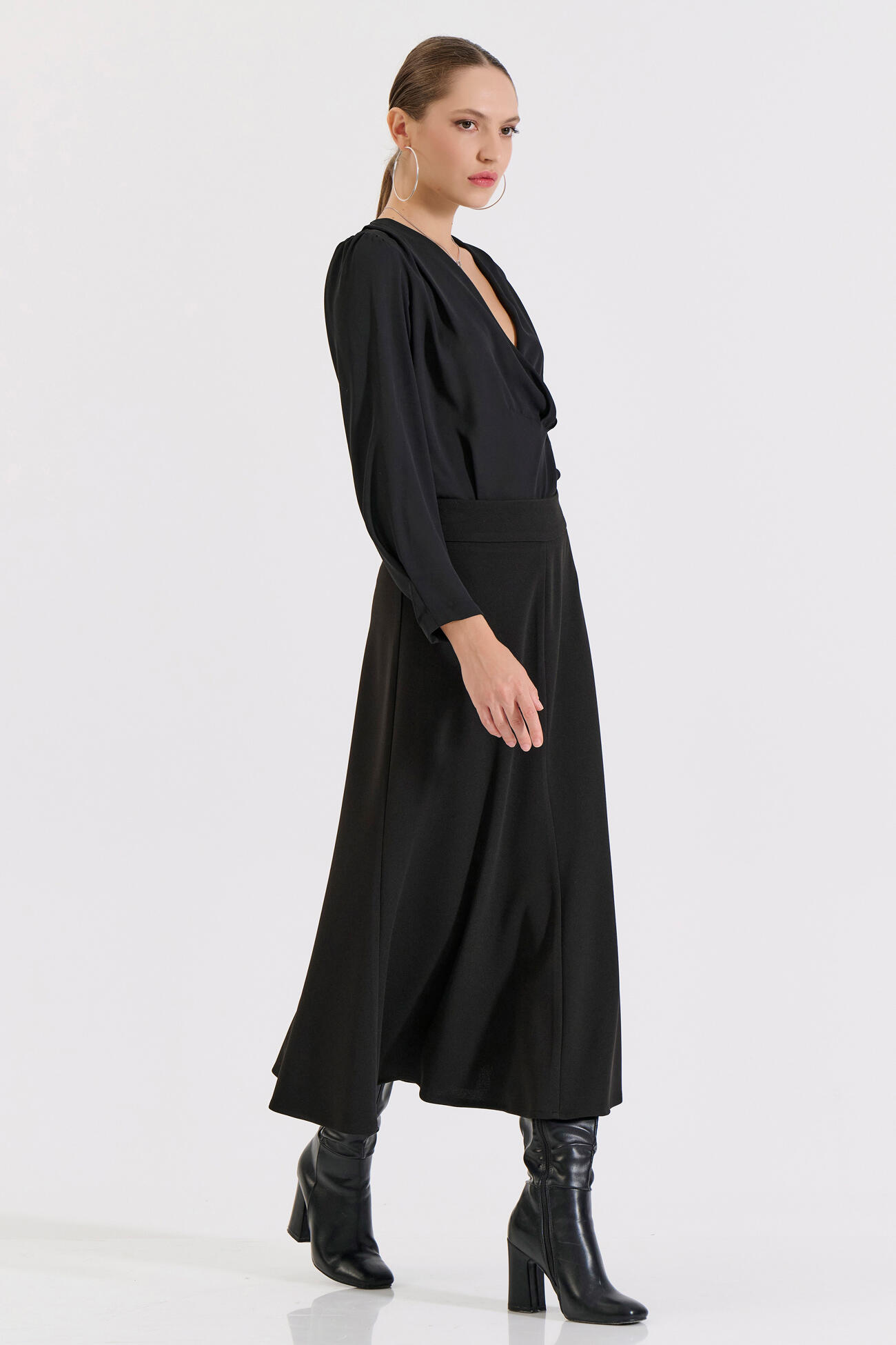 Bill Cost Κλος μίντι φούστα-10-031059-0-Black/Μαύρο Bill Cost Κλος μίντι φούστα-10-031059-0-Black/Μαύρο