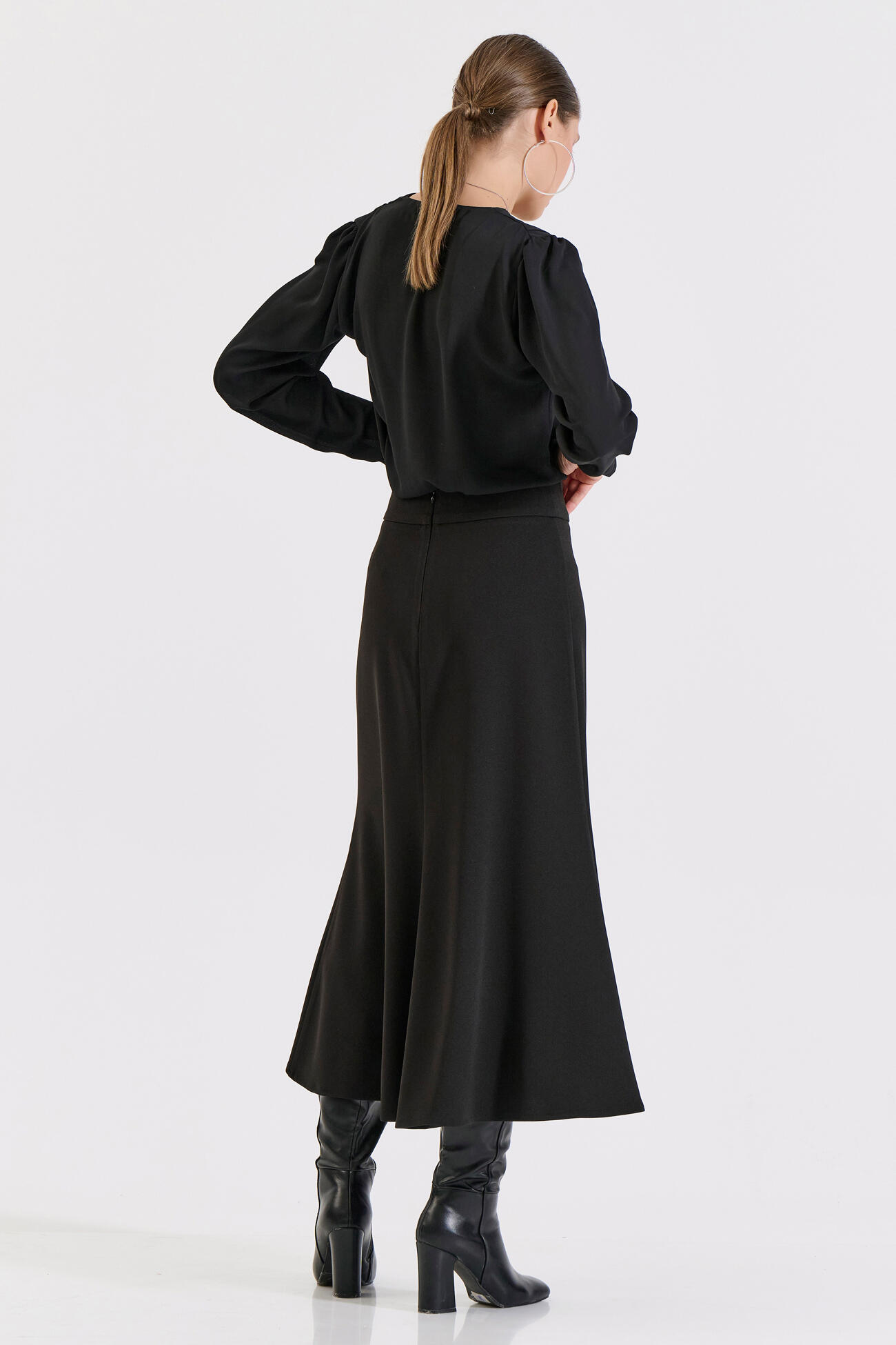 Bill Cost Κλος μίντι φούστα-10-031059-0-Black/Μαύρο Bill Cost Κλος μίντι φούστα-10-031059-0-Black/Μαύρο