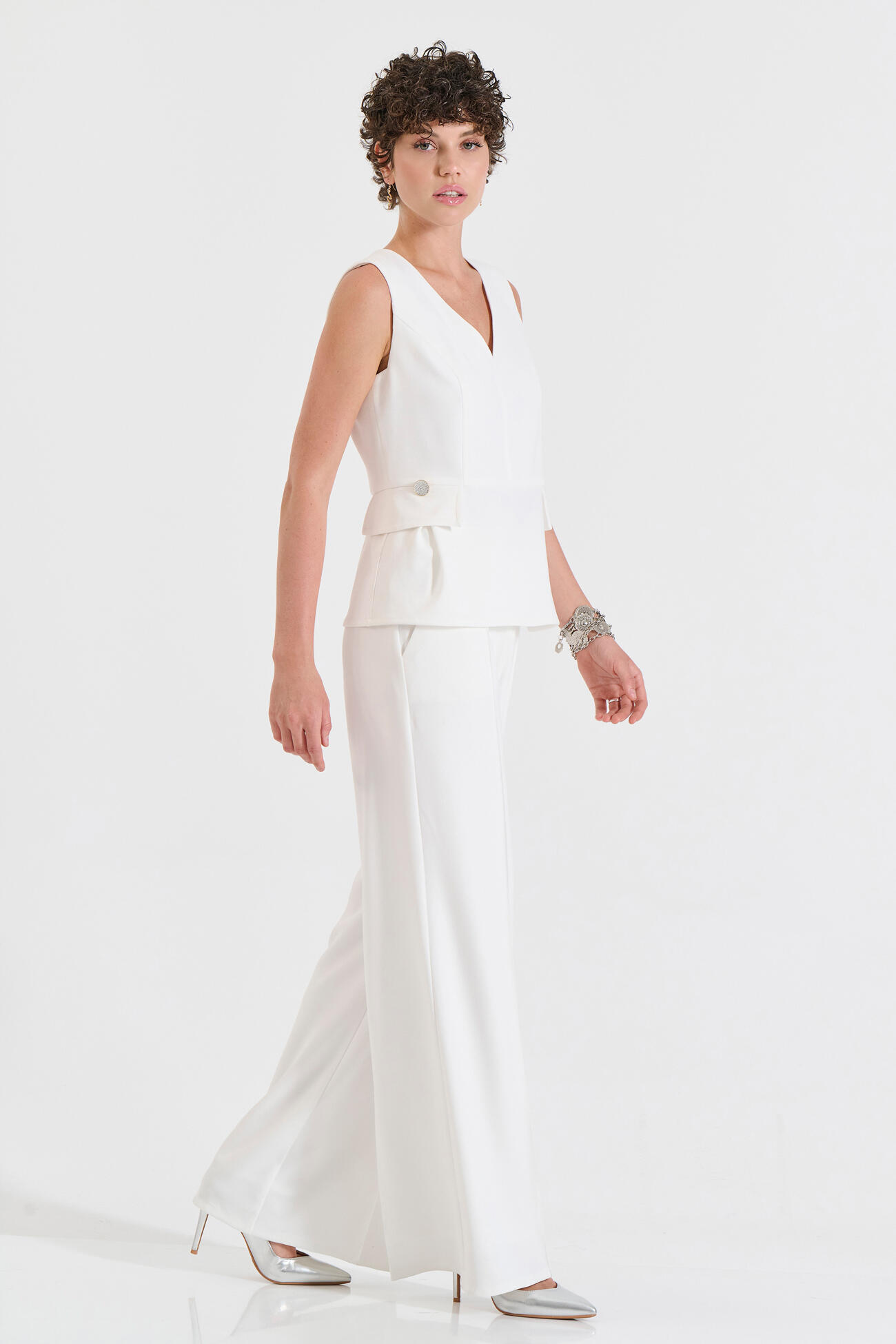 Bill Cost Παντελόνι σε Ίσια Γραμμή -10-031072-0-Ecru/Εκρού Bill Cost Παντελόνι σε Ίσια Γραμμή -10-031072-0-Ecru/Εκρού