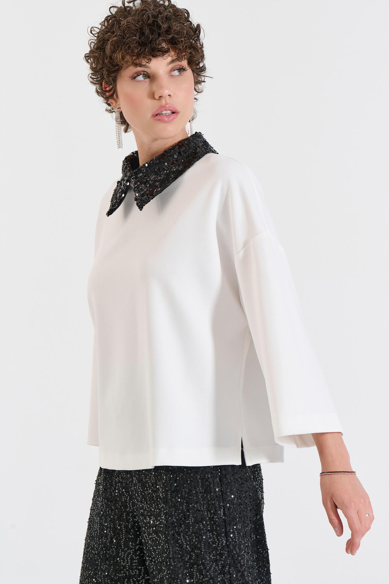 Bill Cost Μπλούζα με Αποσπώμενο Γιακά-10-031075-0-Ecru/Εκρού Bill Cost Μπλούζα με Αποσπώμενο Γιακά-10-031075-0-Ecru/Εκρού