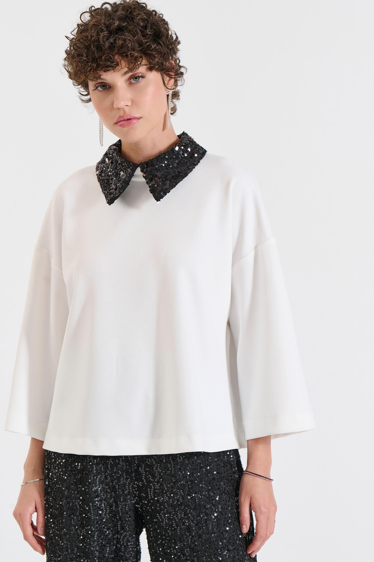 Bill Cost Μπλούζα με Αποσπώμενο Γιακά-10-031075-0-Ecru/Εκρού Bill Cost Μπλούζα με Αποσπώμενο Γιακά-10-031075-0-Ecru/Εκρού