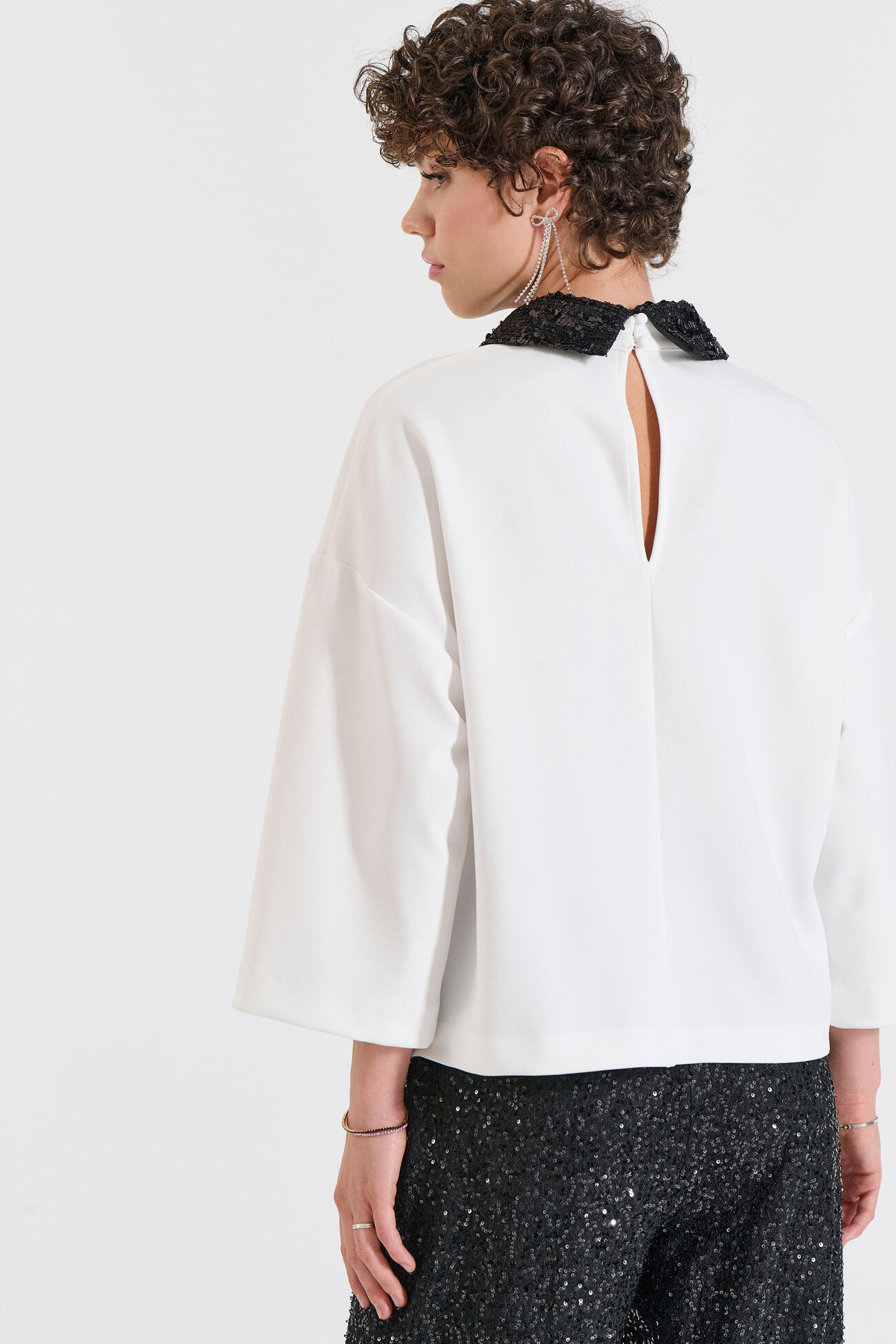 Bill Cost Μπλούζα με Αποσπώμενο Γιακά-10-031075-0-Ecru/Εκρού Bill Cost Μπλούζα με Αποσπώμενο Γιακά-10-031075-0-Ecru/Εκρού