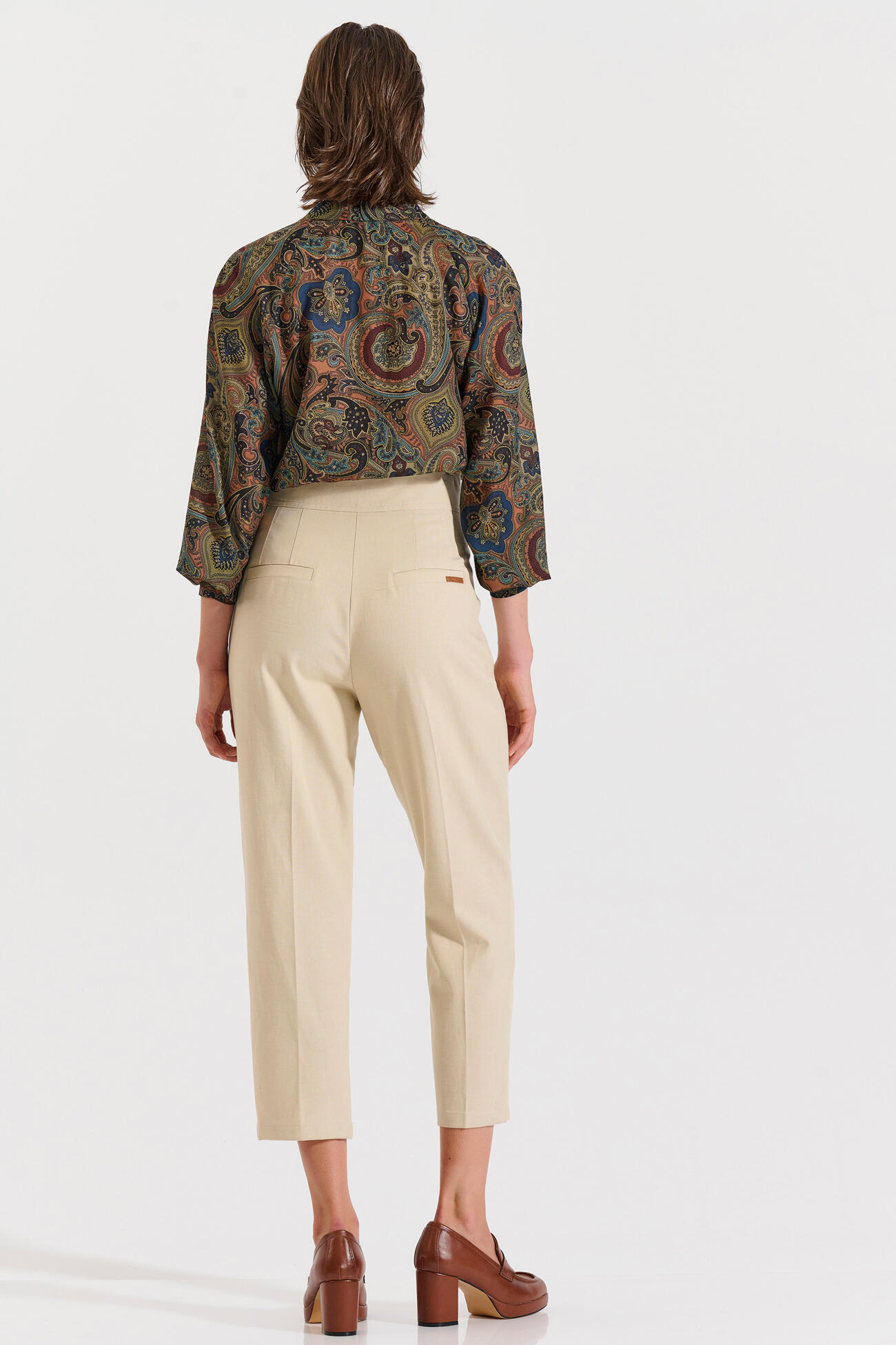 Bill Cost Ψηλόμεσο παντελόνι σε ίσια γραμμή crop-10-060816-0-Vanilla/Βανίλια Bill Cost Ψηλόμεσο παντελόνι σε ίσια γραμμή crop-10-060816-0-Vanilla/Βανίλια