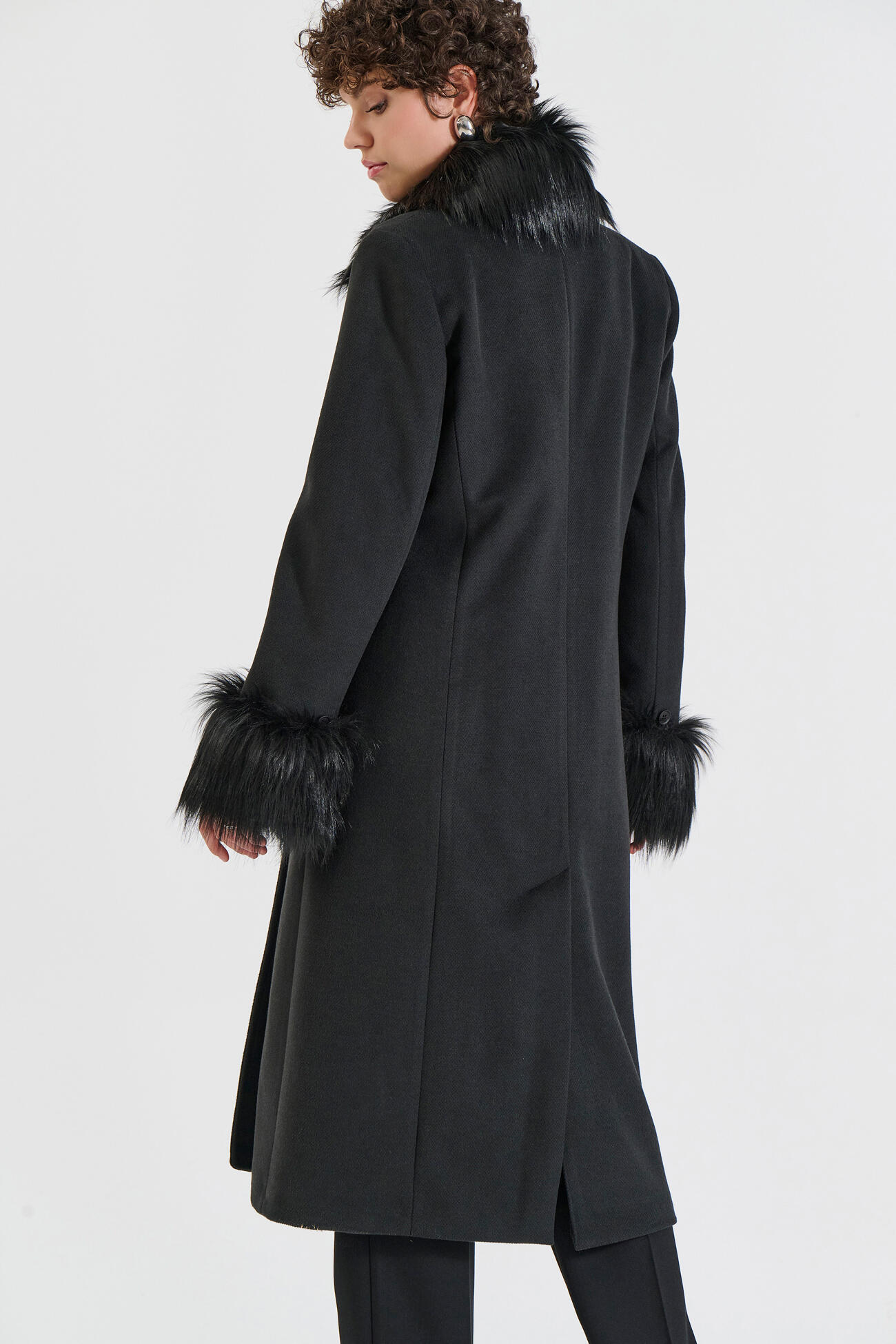 Bill Cost Παλτό με Συνθετική Γούνα Κωδικός 10-090205-0-Black/Μαύρο Bill Cost Παλτό με Συνθετική Γούνα Κωδικός 10-090205-0-Black/Μαύρο