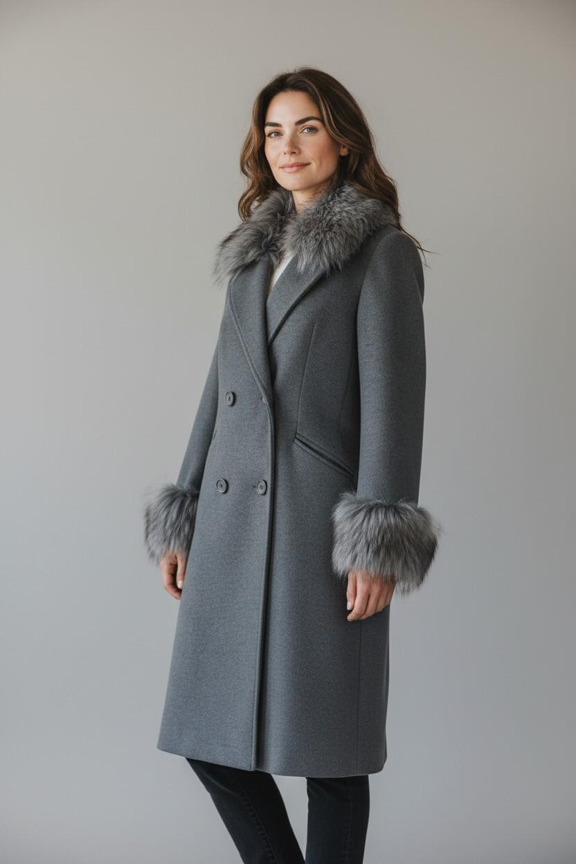 Bill Cost Παλτό με Συνθετική Γούνα Κωδικός 10-090205-0-Grey/Γκρι Bill Cost Παλτό με Συνθετική Γούνα Κωδικός 10-090205-0-Grey/Γκρι