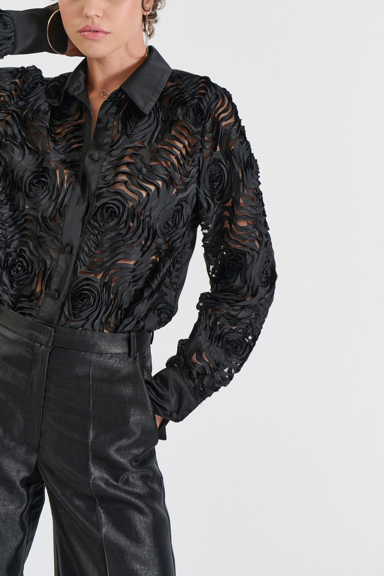 Bill Cost Πουκάμισο με Ανάγλυφη Υφή-10-160186-0-Black/Μαύρο Bill Cost Πουκάμισο με Ανάγλυφη Υφή-10-160186-0-Black/Μαύρο