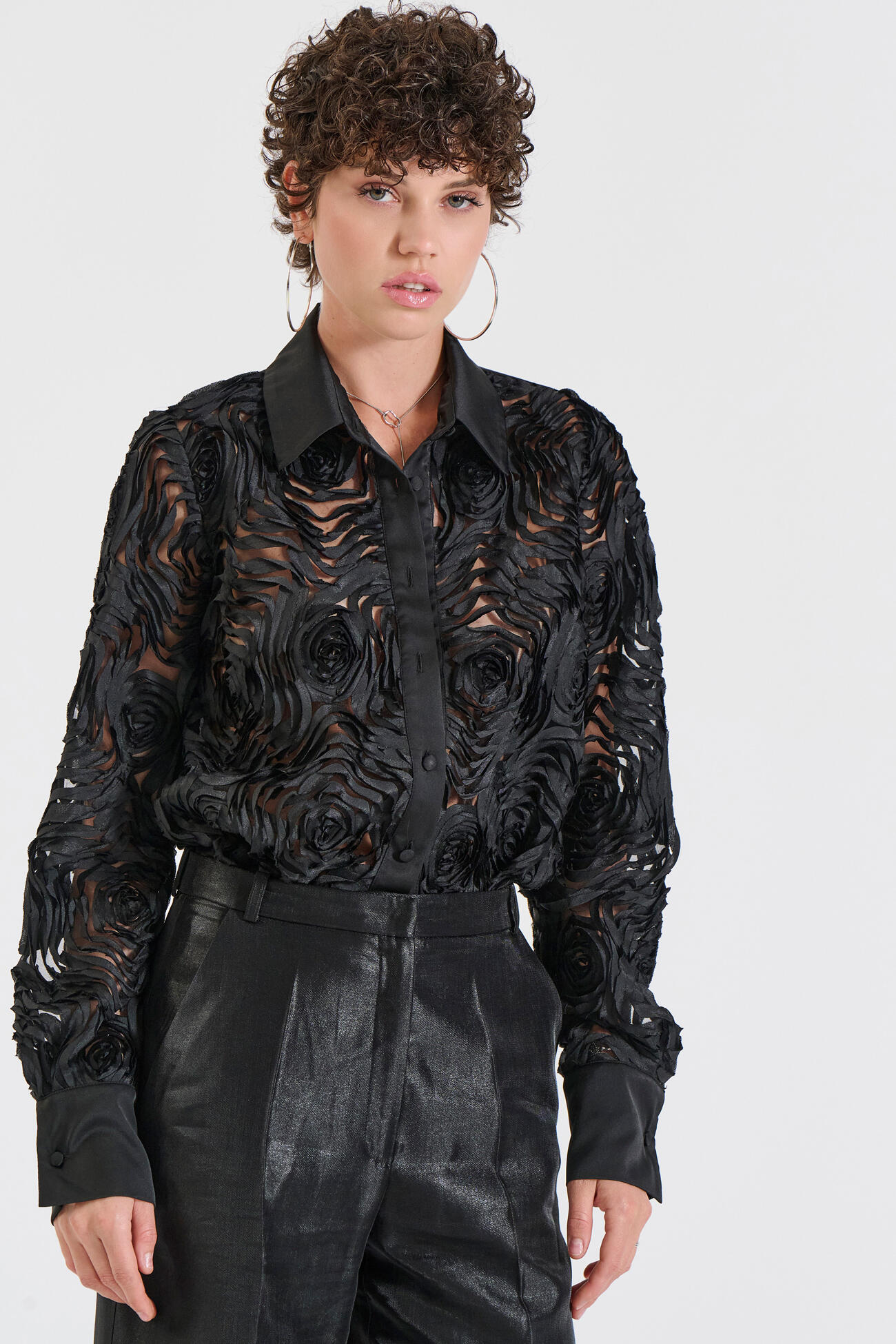 Bill Cost Πουκάμισο με Ανάγλυφη Υφή-10-160186-0-Black/Μαύρο Bill Cost Πουκάμισο με Ανάγλυφη Υφή-10-160186-0-Black/Μαύρο