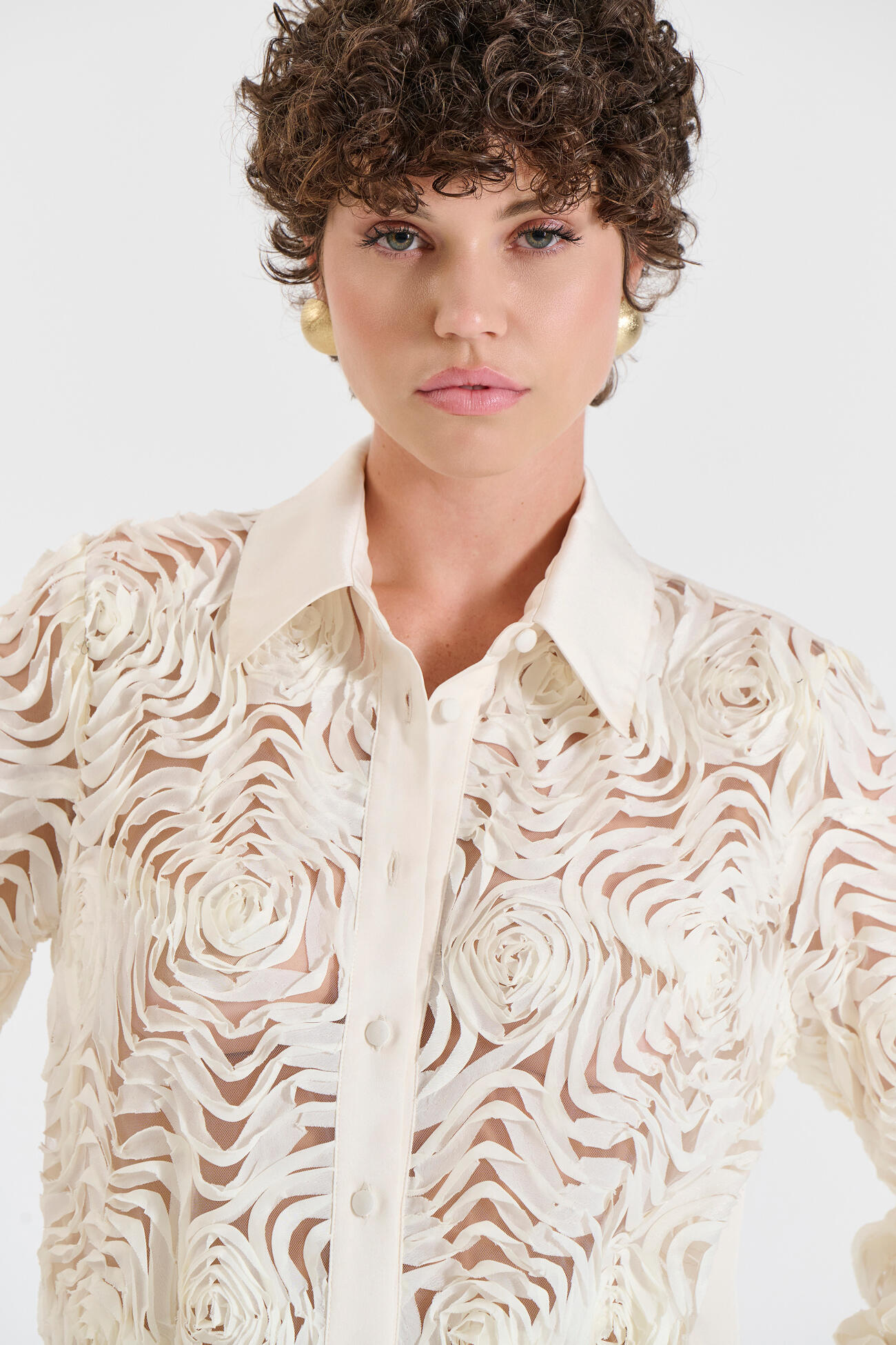 Bill Cost Πουκάμισο με Ανάγλυφη Υφή-10-160186-0-Ecru/Εκρού Bill Cost Πουκάμισο με Ανάγλυφη Υφή-10-160186-0-Ecru/Εκρού