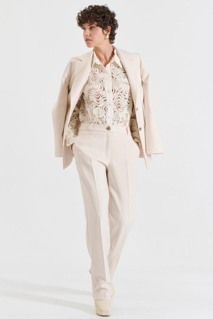 Bill Cost Πουκάμισο με Ανάγλυφη Υφή-10-160186-0-Ecru/Εκρού