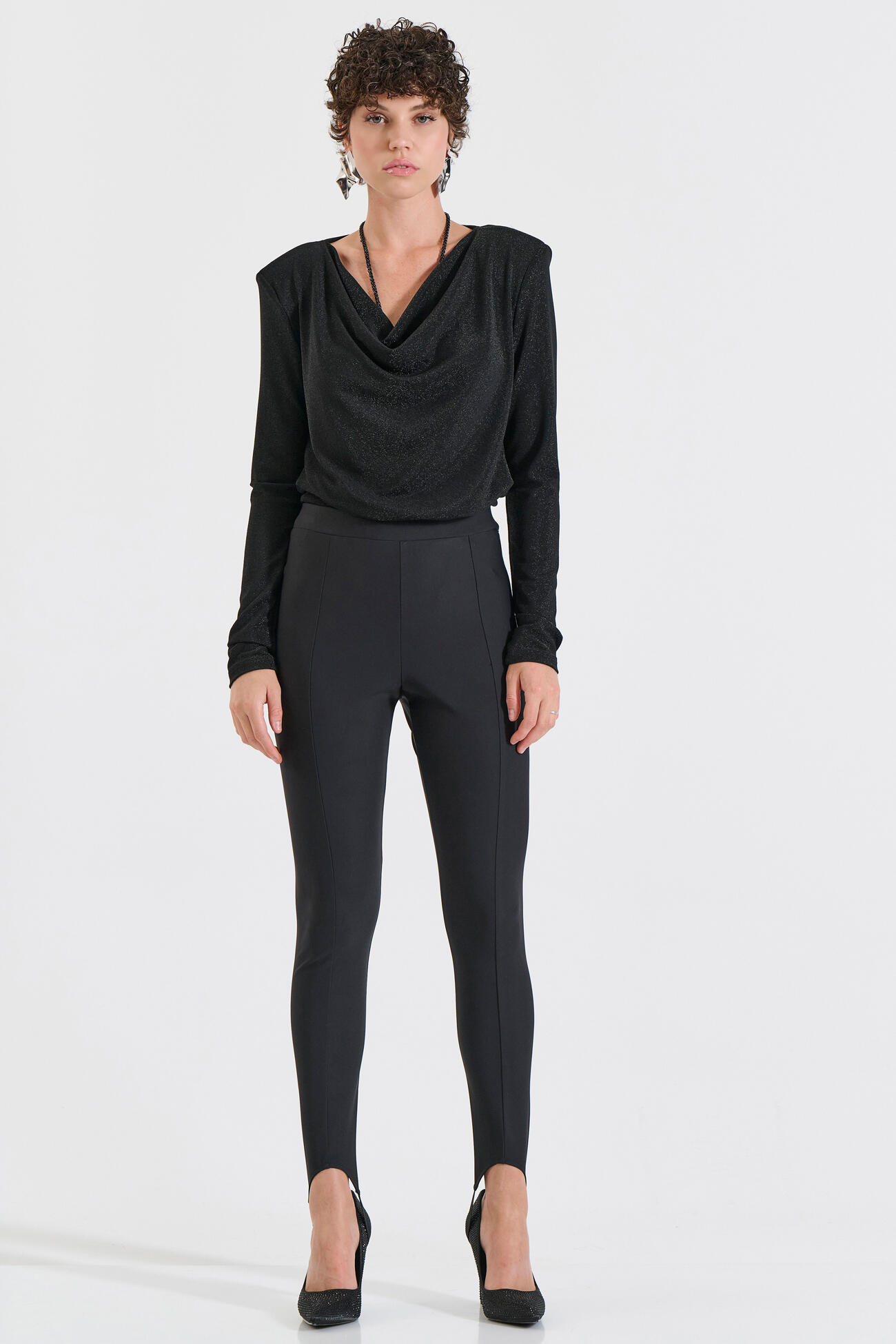 Bill Cost Kορμάκι Λούρεξ με Ντραπέ Λαιμόκοψη-10-190118-0-Black/Μαύρο Bill Cost Kορμάκι Λούρεξ με Ντραπέ Λαιμόκοψη-10-190118-0-Black/Μαύρο