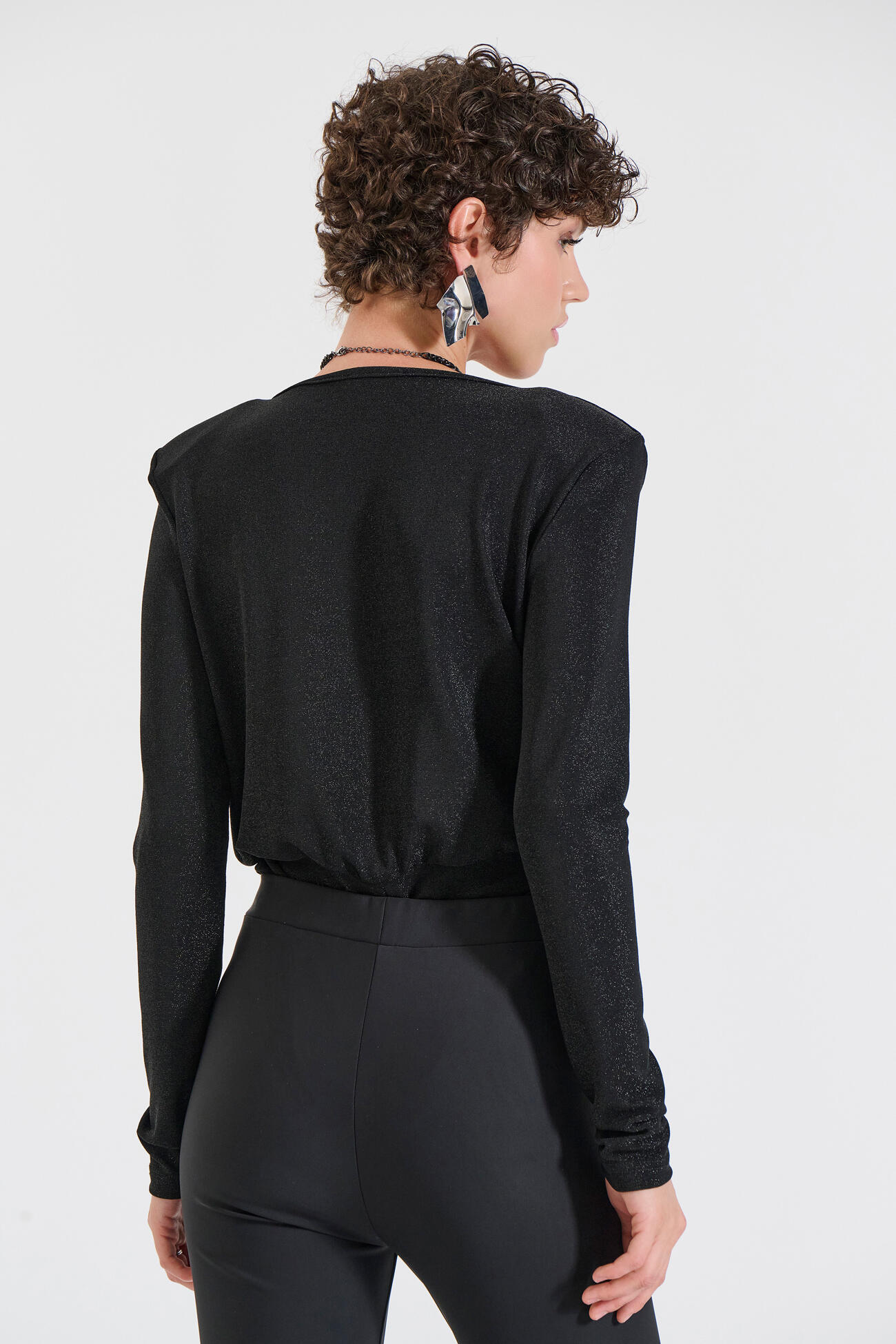 Bill Cost Kορμάκι Λούρεξ με Ντραπέ Λαιμόκοψη-10-190118-0-Black/Μαύρο Bill Cost Kορμάκι Λούρεξ με Ντραπέ Λαιμόκοψη-10-190118-0-Black/Μαύρο