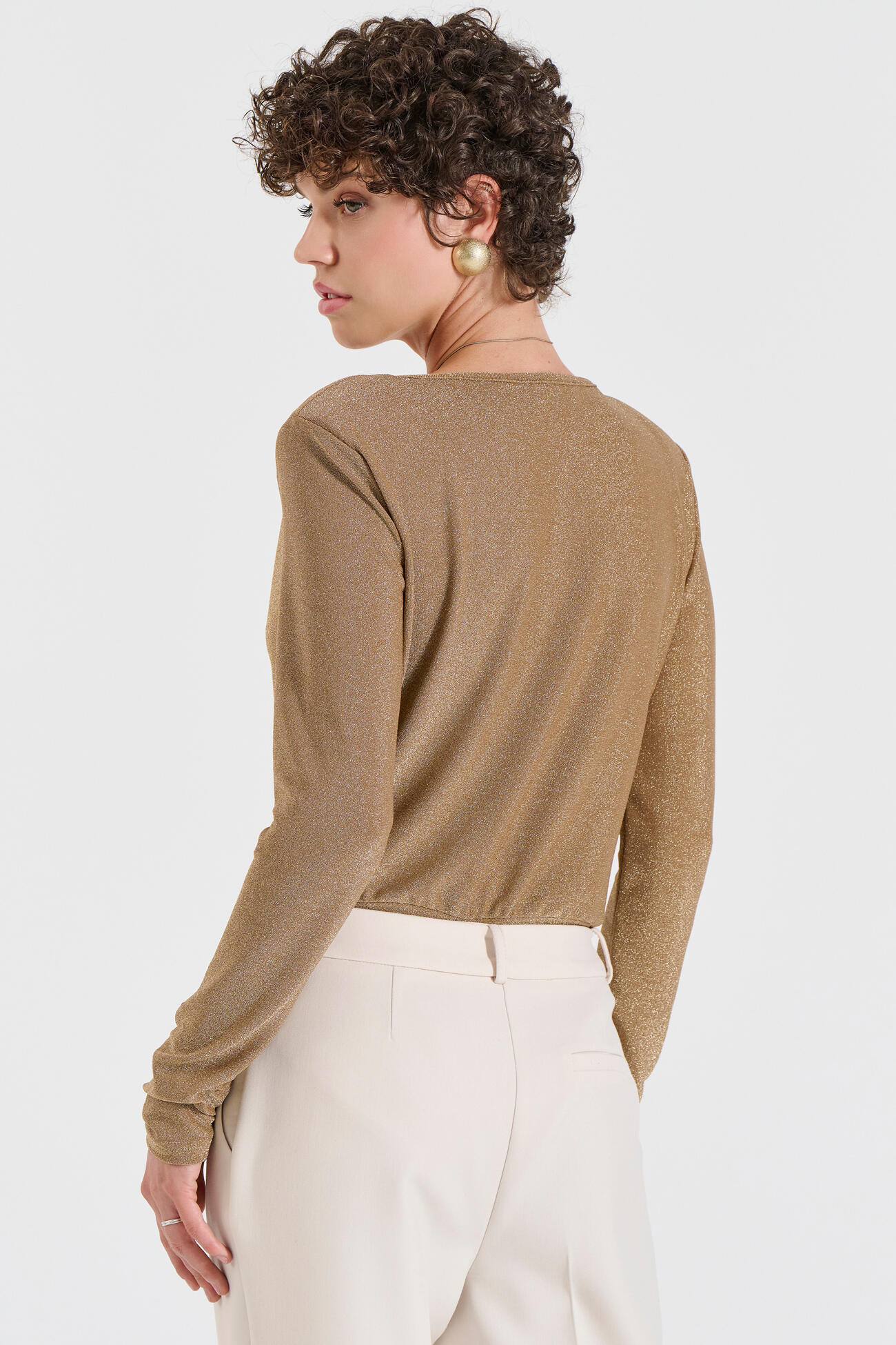 Bill Cost Kορμάκι Λούρεξ με Ντραπέ Λαιμόκοψη-10-190118-0-Golden/Χρυσό Bill Cost Kορμάκι Λούρεξ με Ντραπέ Λαιμόκοψη-10-190118-0-Golden/Χρυσό