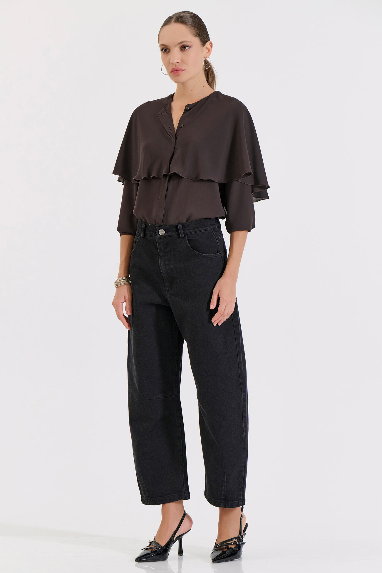 Bill Cost Βαμβακερό Baggy Τζιν-10-200177-0-Black/Μαύρο Bill Cost Βαμβακερό Baggy Τζιν-10-200177-0-Black/Μαύρο