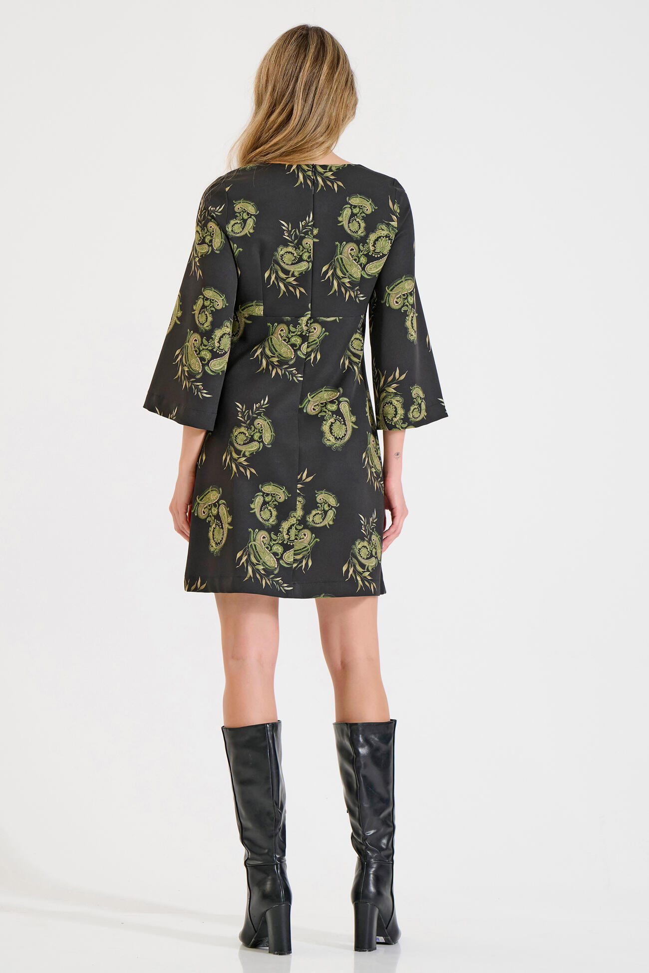 Bill Cost Φόρεμα σε γραμμή Α με paisley μοτίβο-10-342415-0-Black/Μαύρο Bill Cost Φόρεμα σε γραμμή Α με paisley μοτίβο-10-342415-0-Black/Μαύρο