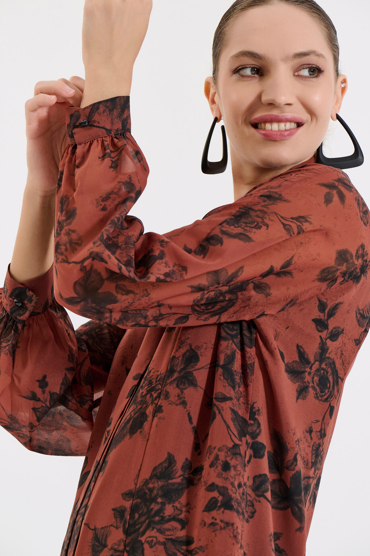 Bill Cost Μακρύ Εμπριμέ Φόρεμα με Ζώνη-10-342424-0-Brown/Καφέ Bill Cost Μακρύ Εμπριμέ Φόρεμα με Ζώνη-10-342424-0-Brown/Καφέ