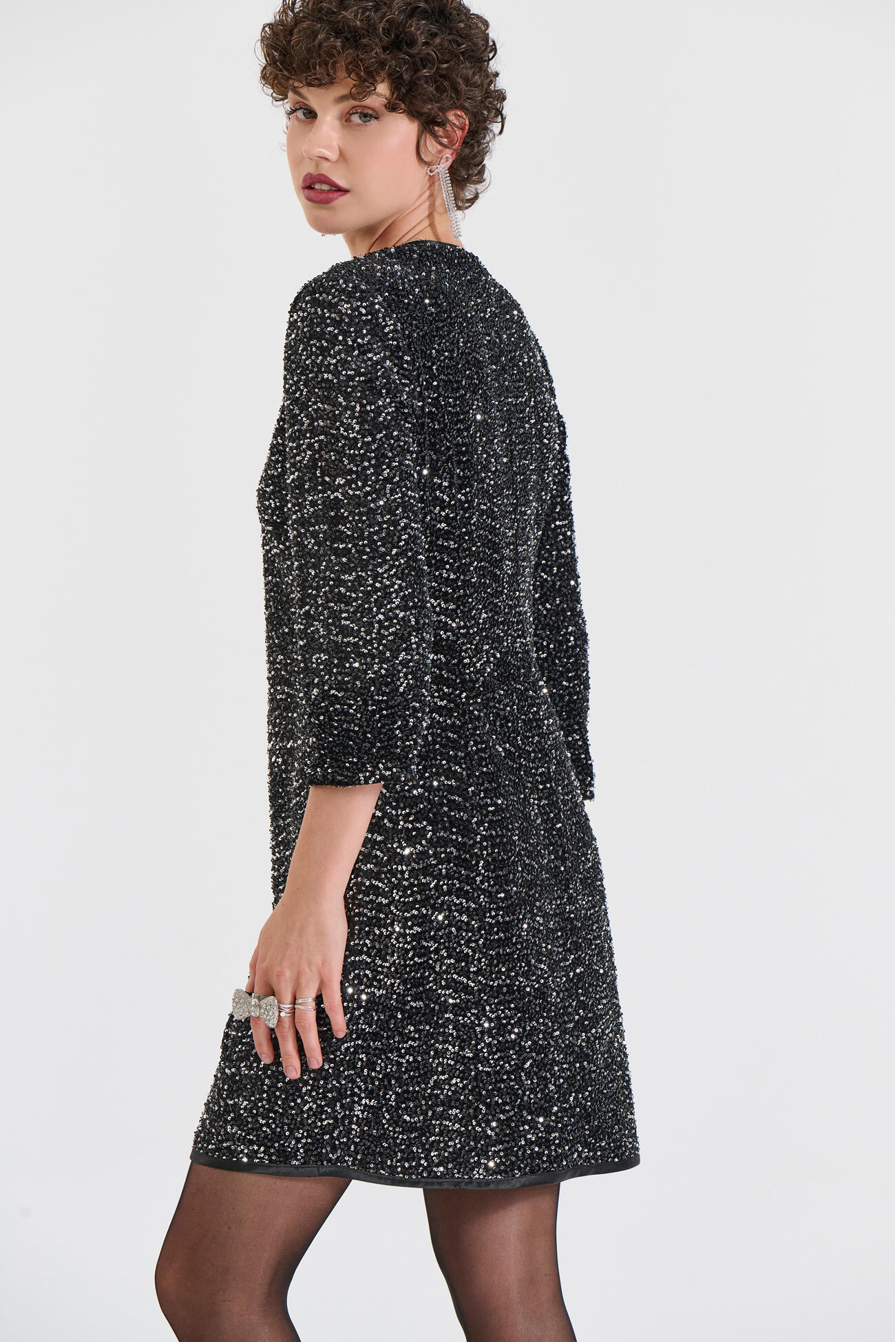 Bill Cost Φόρεμα με Παγιέτες-10-370093-0-Silver/Ασημί Bill Cost Φόρεμα με Παγιέτες-10-370093-0-Silver/Ασημί