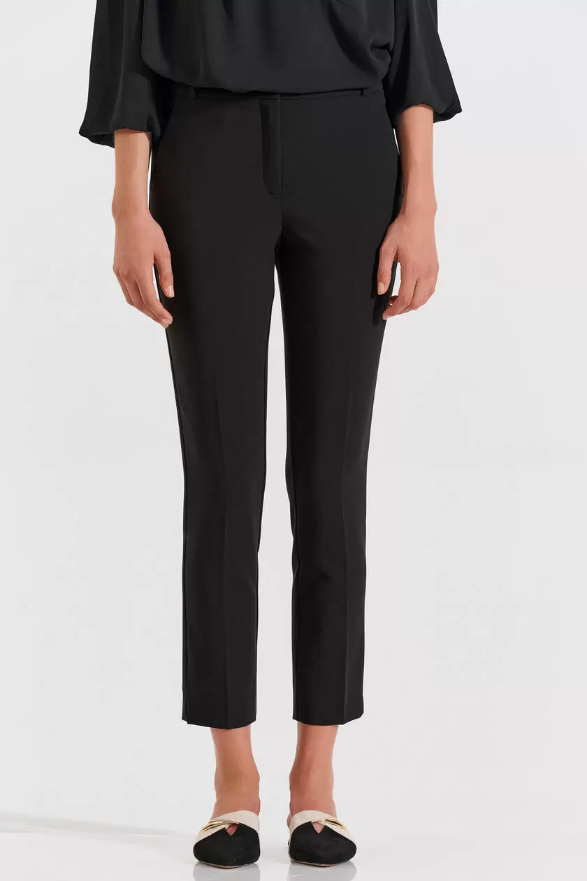 Bill Cost Παντελόνι σε ίσια γραμμή-10-031040-0-Black/Μαύρο Bill Cost Παντελόνι σε ίσια γραμμή-10-031040-0-Black/Μαύρο