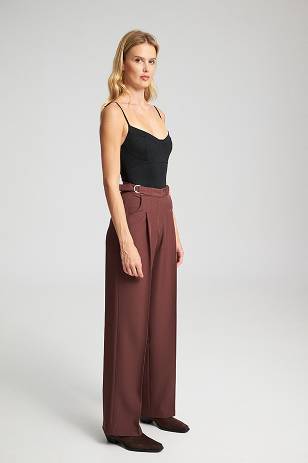 Mind Matter Παντελόνι Wide Leg με Ζώνη KENDRA Trousers-MML25-02-03-004_GREY-ΓΚΡΙ Mind Matter Παντελόνι Wide Leg με Ζώνη KENDRA Trousers-MML25-02-03-004_GREY-ΓΚΡΙ