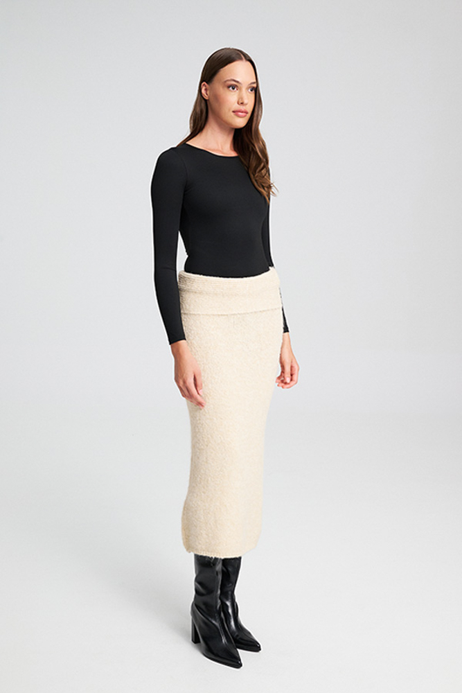 Mind Matter Γυναικεία Caramel Πλεκτή Φούστα Mind Matter MML25-02-09-057-Vanilla/Βανίλια Mind Matter Γυναικεία Caramel Πλεκτή Φούστα Mind Matter MML25-02-09-057-Vanilla/Βανίλια