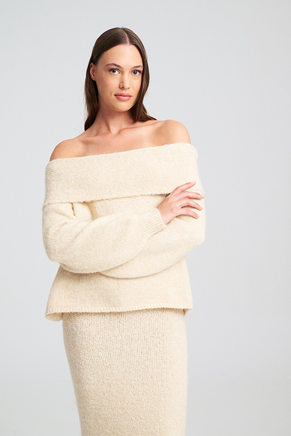 Mind Matter Γυναικείο Πουλόβερ MML25-02-09-056-Vanilla/Βανίλια Mind Matter Γυναικείο Πουλόβερ MML25-02-09-056-Vanilla/Βανίλια