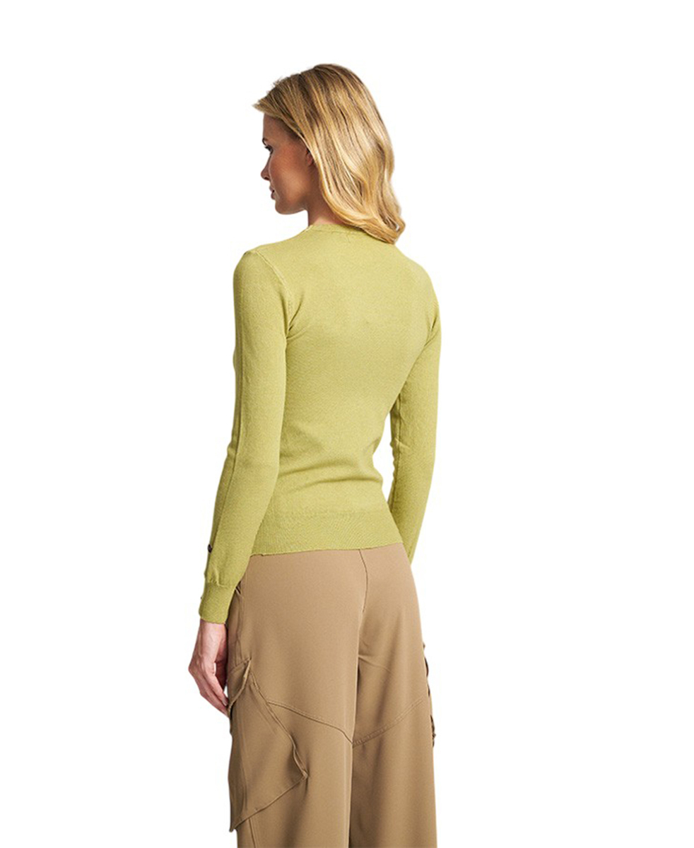 Mind Matter Πλεκτό MONICA Sweater MML25-02-09-017_Green/Πράσινο Mind Matter Πλεκτό MONICA Sweater MML25-02-09-017_Green/Πράσινο