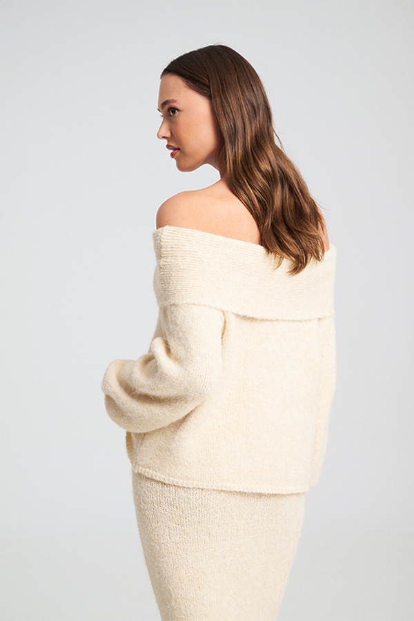 Mind Matter Γυναικείο Πουλόβερ MML25-02-09-056-Vanilla/Βανίλια