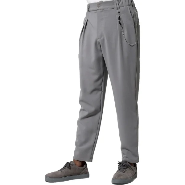 Makan Παντελόνι υφασμάτινο-210-971-Franco-Grey/Γκρι