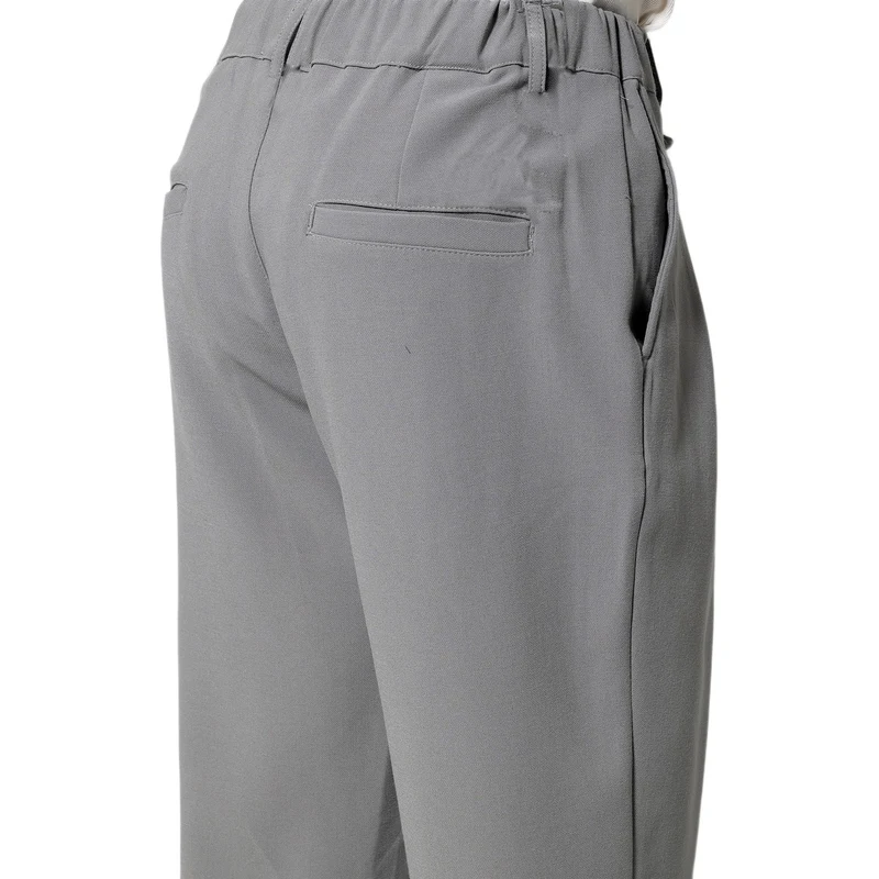 Makan Παντελόνι υφασμάτινο-210-971-Franco-Grey/Γκρι Makan Παντελόνι υφασμάτινο-210-971-Franco-Grey/Γκρι