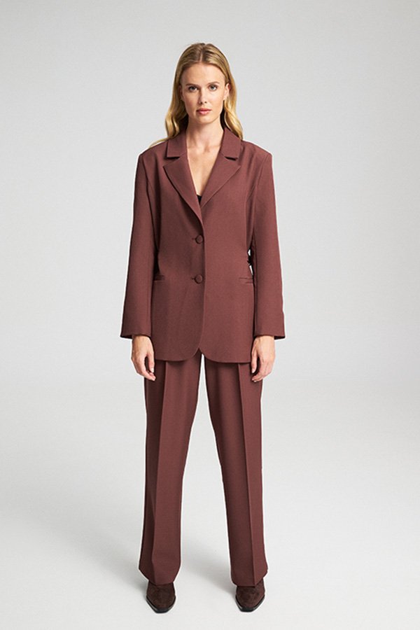 Mind Matter Κλασικό Σακάκι Blazer Ariela-MML25-02-05-005_BURGURDY/ΜΠΟΡΝΤΟ Mind Matter Κλασικό Σακάκι Blazer Ariela-MML25-02-05-005_BURGURDY/ΜΠΟΡΝΤΟ