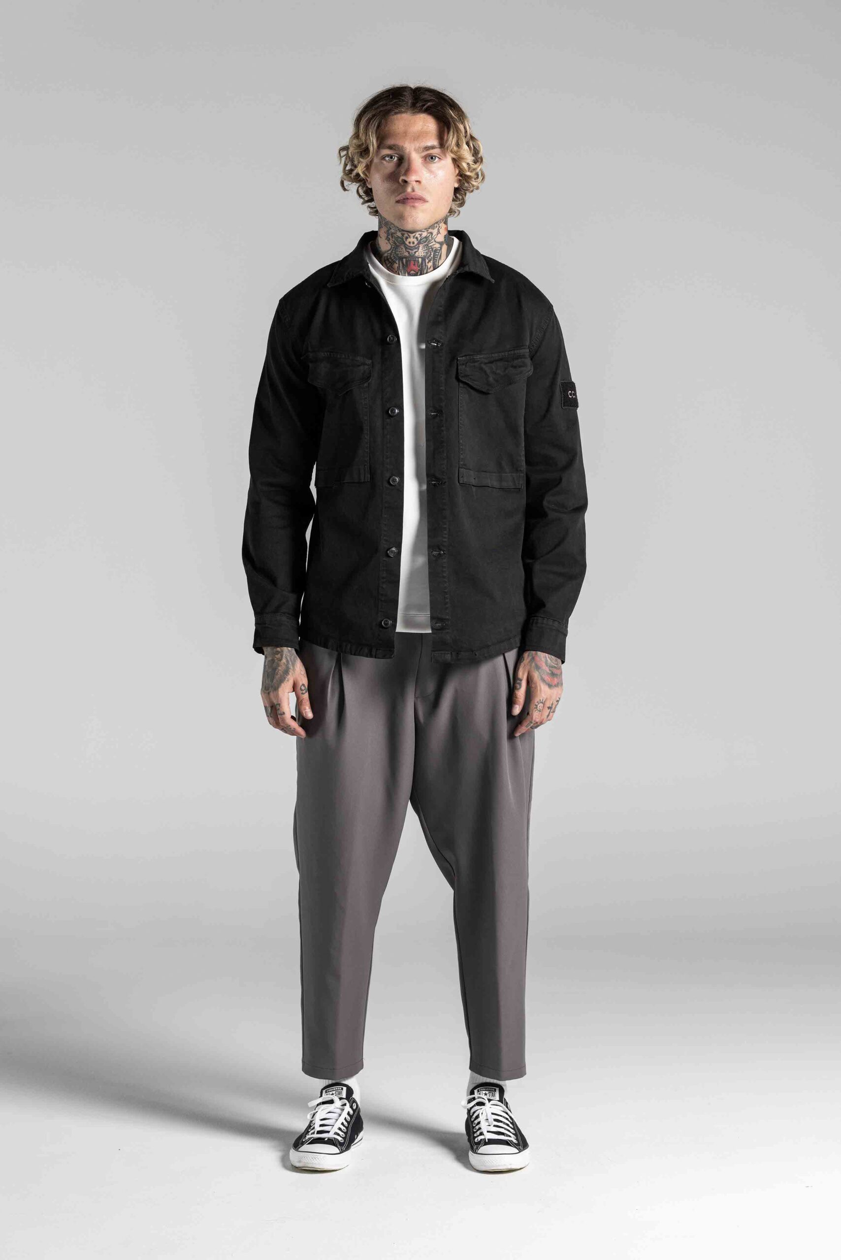 COSI jacket με μεγάλες τσέπες-66-fianno-black/Μαύρο COSI jacket με μεγάλες τσέπες-66-fianno-black/Μαύρο