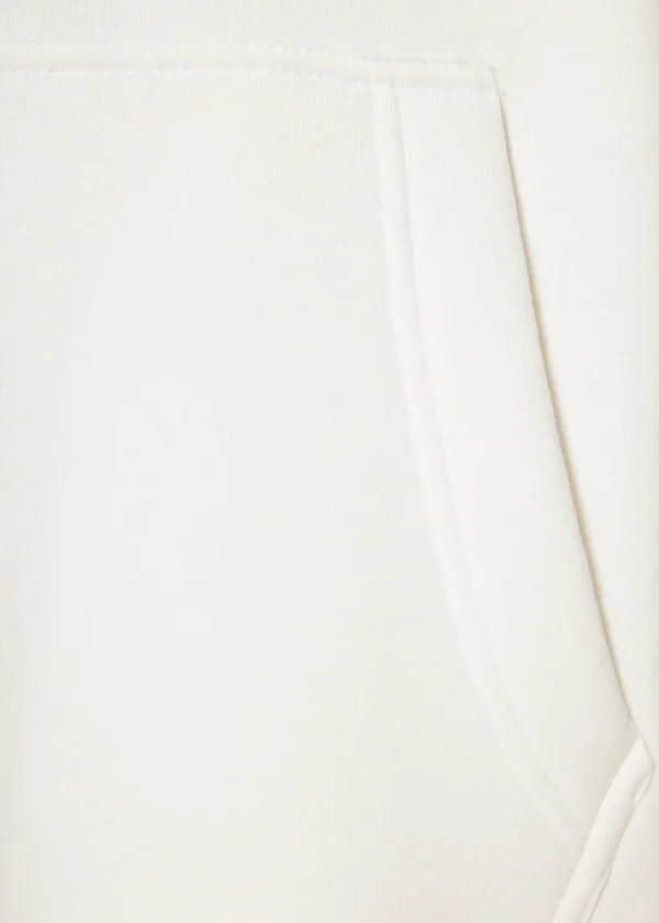 Vinyl ζακέτα με ριπ τελείωμα cotton oversized-off duty zip hoodie-52525-01-White/Άσπρο