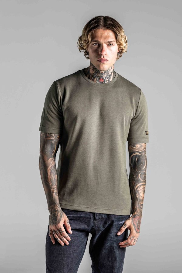 COSI  T-SHIRTS-66-W25-120 OLIVE/ΛΑΔΙ