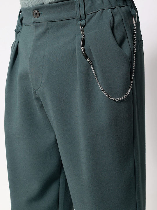 Makan Παντελόνι υφασμάτινο-210-971-Franco-Green/Πράσινο Makan Παντελόνι υφασμάτινο-210-971-Franco-Green/Πράσινο