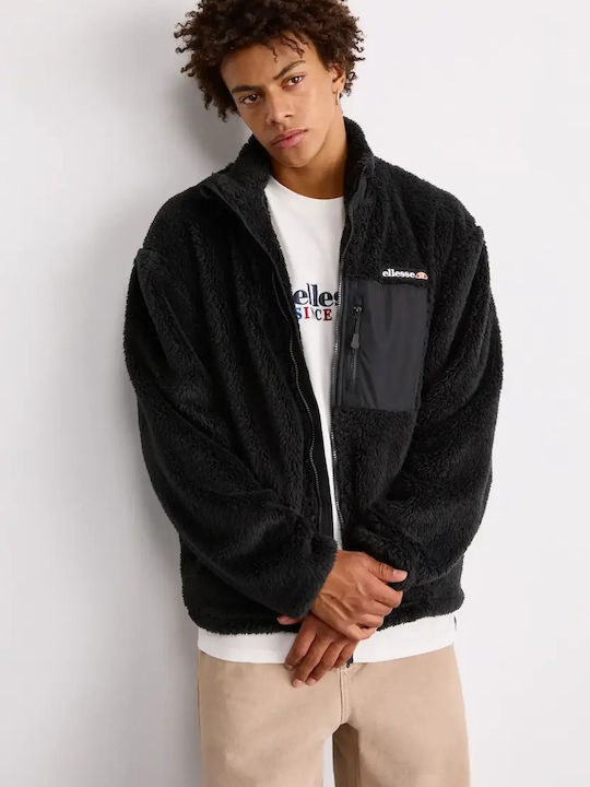 Ellesse Ανδρικό Μπουφάν Cervacol Fleece Jacket SHZ22305-Black/Μαύρο