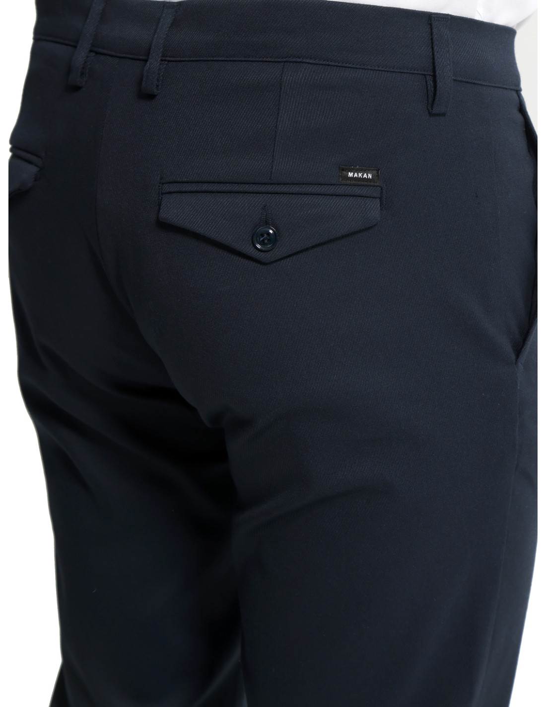 Makan Παντελόνι υφασμάτινο-210-974-Marco-Blue/Μπλέ Makan Παντελόνι υφασμάτινο-210-974-Marco-Blue/Μπλέ