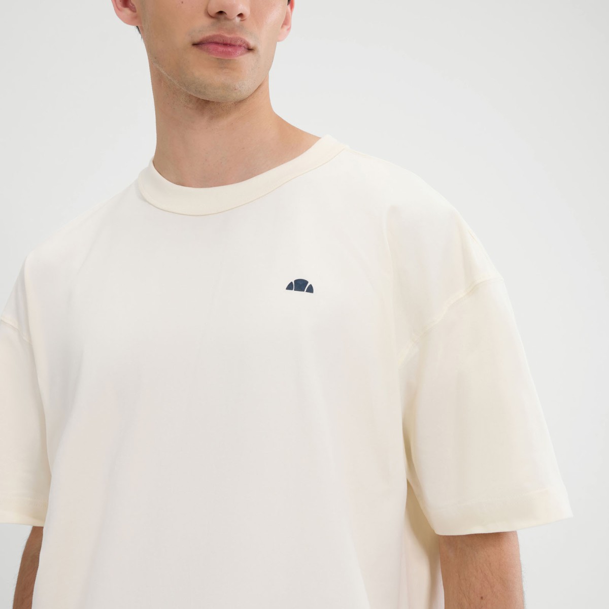 Ellesse T-shirt-SHB22895-OFF WHITE/AΣΠΡΟ Ellesse T-shirt-SHB22895-OFF WHITE/AΣΠΡΟ