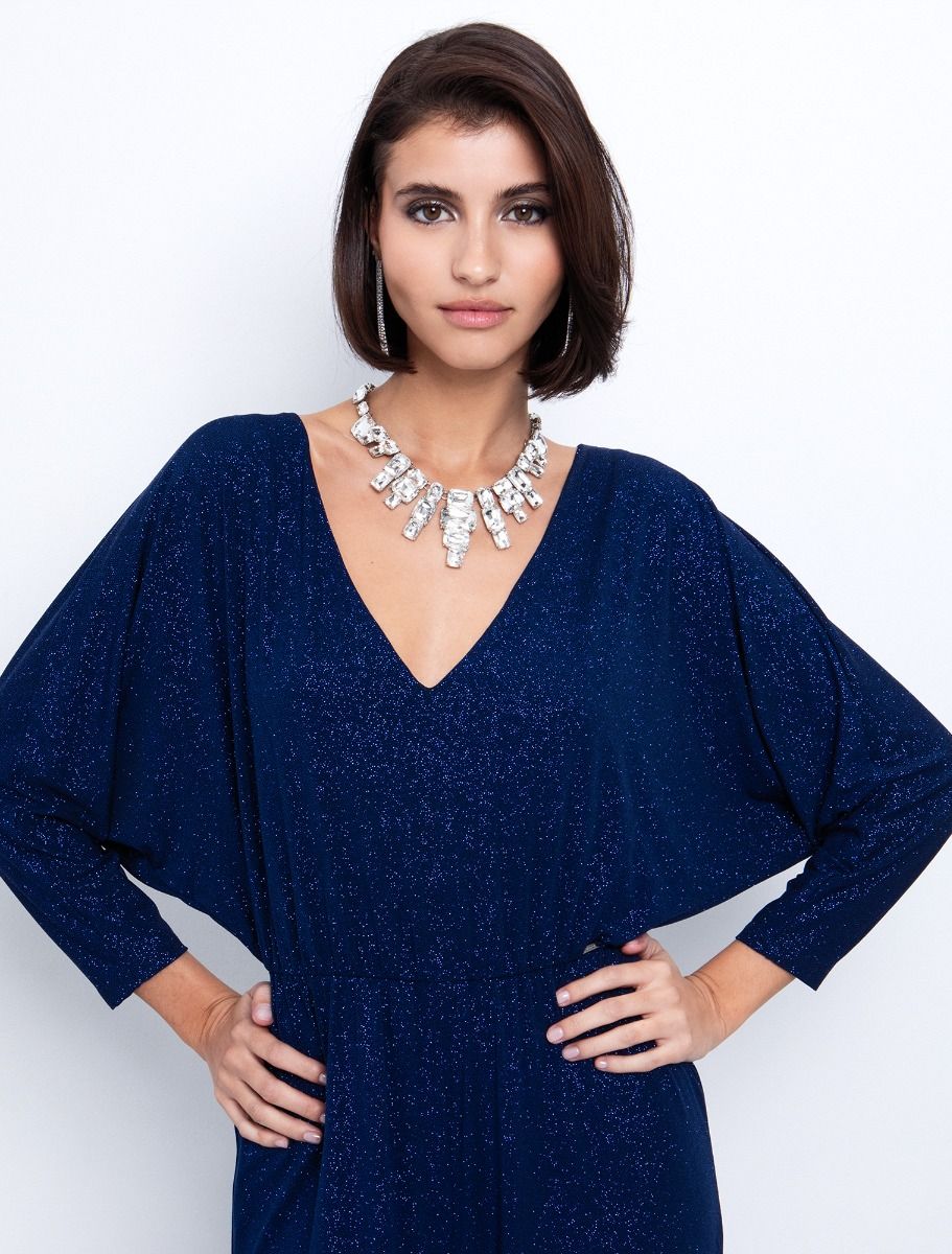 Toi&Moi Xmas: Ολόσωμη φόρμα με λάμψεις 20-5868-225-Blue/Μπλέ Toi&Moi Xmas: Ολόσωμη φόρμα με λάμψεις 20-5868-225-Blue/Μπλέ