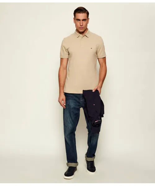 Tommy Jeans Polo Slim Fit DM0DM20676-Beige/Μπεζ