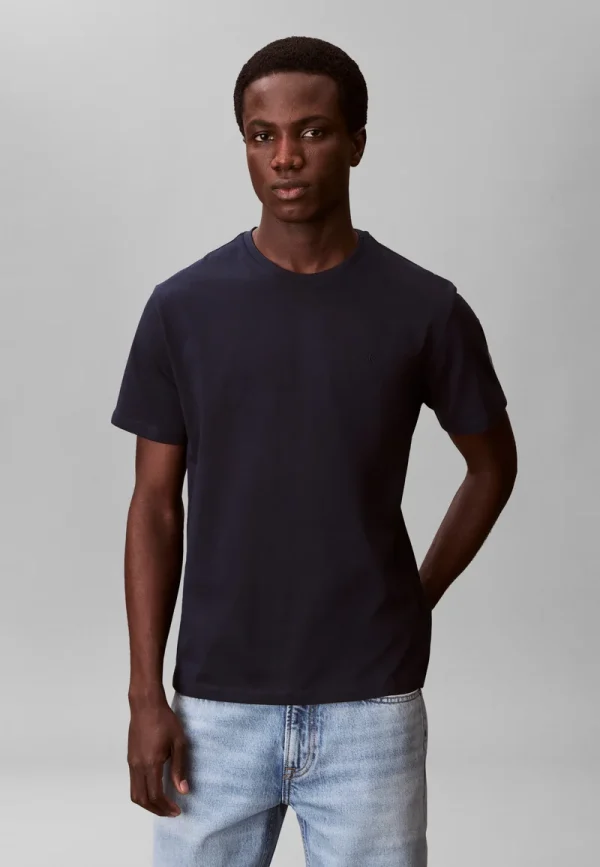 Calvin Klein Jeans T-Shirt Classic Monogram Regular Fit LV04RD254G-Dark Sapphire/Σκούρο Μπλέ