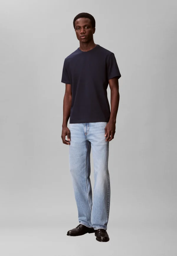 Calvin Klein Jeans T-Shirt Classic Monogram Regular Fit LV04RD254G-Dark Sapphire/Σκούρο Μπλέ